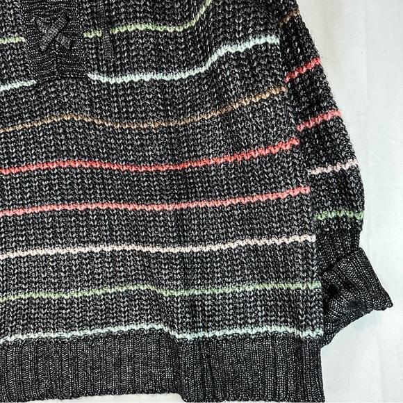 TORRID Women’s Size 3X 3 22-24 Sweater Multi Stripe Chunky Yarn Hoodie NWT - Picture 3 of 15